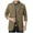 Khaki, variant on Men's Cotton Blazer Business Casual Long Sleeve Button Front Jacket with Pockets Notch Lapel Suit Jacket Olive Green