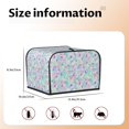 thumbnail image 5 of Haiem Sequins Print Toaster Covers 4 Slice Wide Slot,Bread Dust Cover & Fingerprint Protection,Bread Machine Cover,Appliance Covers, 5 of 7