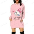 thumbnail image 4 of Sudadera con capucha y estampado de HELLO KITTY para mujer, sudaderas casuales de manga larga, suéteres holgados de calle de otoño 2023, sudaderas de vestir, 4 of 5