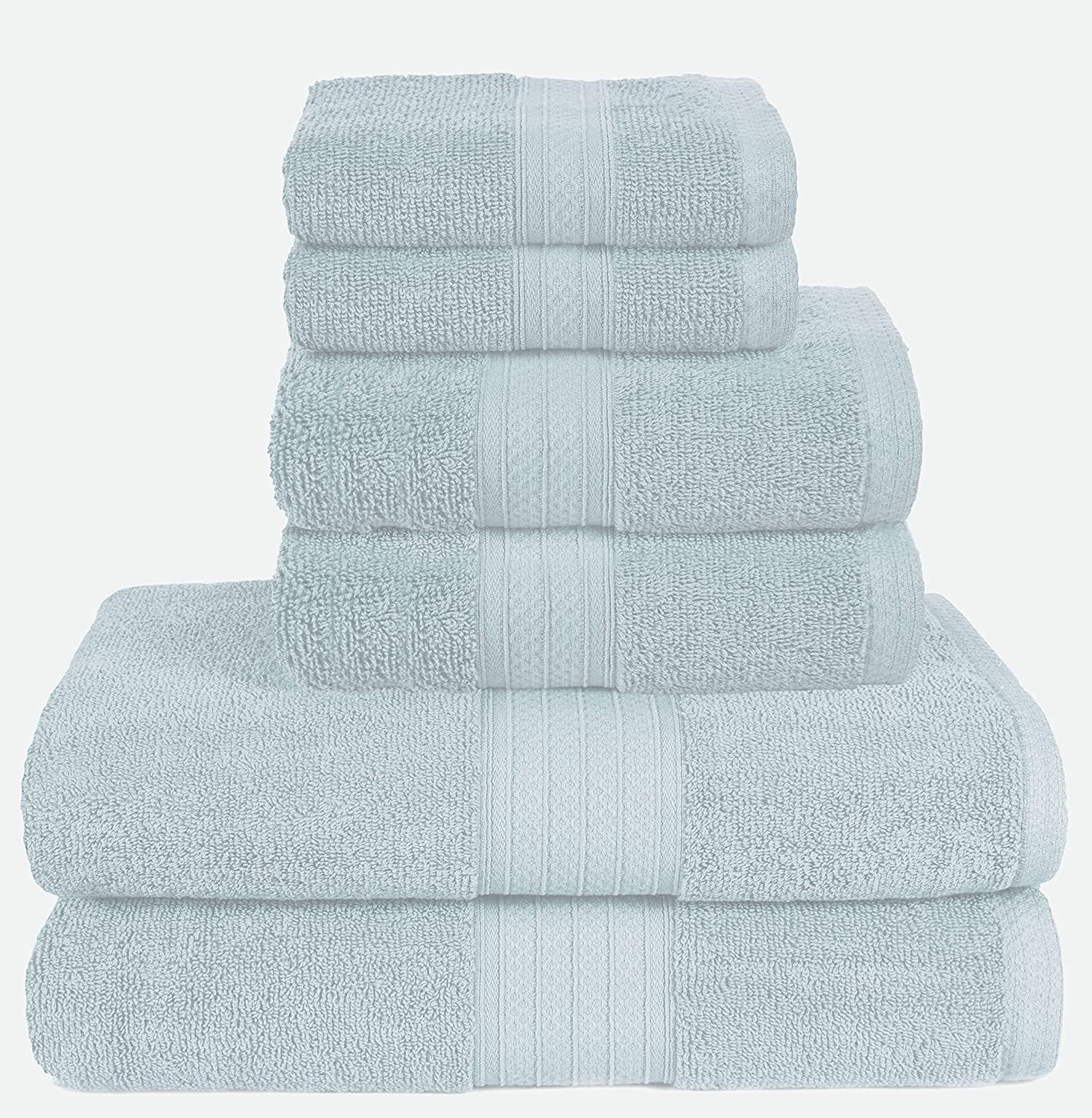 Details about   6 Pack Towel Set Luxury 100% Cotton Washcloth 12" x 12" in Wholesale 