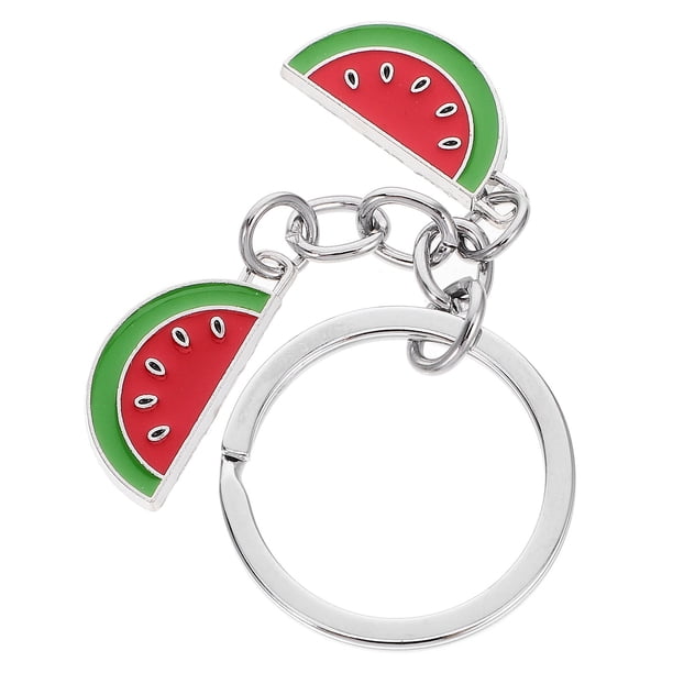 Nestingho Accesorio Llavero Colgante Sandía Estilo Caricatura Para Personalizar Llaves Y