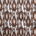 thumbnail image 1 of oneOone Cotton Flex Brown Fabric Ikat Dress Material Fabric Print Fabric By The Yard 40 Inch Wide, 1 of 4