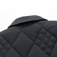 thumbnail image 4 of Men's Quilted Shirt Jackets Casual Long Sleeve Snap Button Down Shirts Diamond Quilted Shirt Jacket for Men Pockets, 4 of 8
