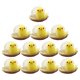 thumbnail image 3 of FELTECHELECTR 12 mini pollitos de Pascua para decoración del hogar, adorno de escritorio, juguete para niños (amarillo), 3 of 7