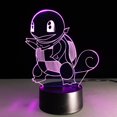 thumbnail image 3 of 3D Illusion LED Night Light,7 Colors Gradual Changing Touch Switch USB Table Lamp for Holiday Gifts or Home Decorations (Squirtle), 3 of 6