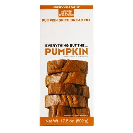 Quartz Pumpkin - Cherryvale Farms Organic Bread Mix, Pumpkin Spice, 17.5 Ounce
