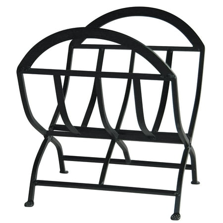 Uniflame Black Wrought Iron Log Rack