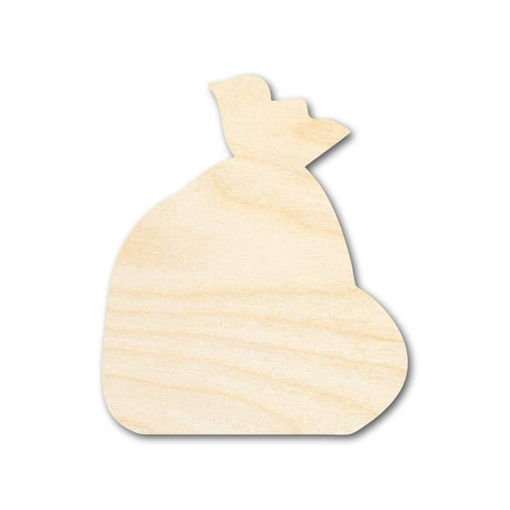 Unfinished Trash Bag Shape 24" / 1/4"