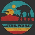 thumbnail image 2 of Mens Star Wars AT-AT Retro Circle T Shirt, 2 of 5