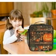 thumbnail image 6 of 10.5X9.5in Square Insulated Lunch Bag Leak-proof Lunch Box for Outdoor Work Picnic Halloween Grocery, 6 of 6