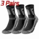 thumbnail image 2 of Conjunto de 3 pares de calcetines deportivos profesionales para hombre, medias térmicas para exteriores, para ciclismo, correr, senderismo, esquí, Primavera, 2 of 7