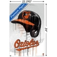 thumbnail image 3 of MLB Baltimore Orioles - Drip Helmet 22 Wall Poster with Pushpins, 22.375" x 34", 3 of 5