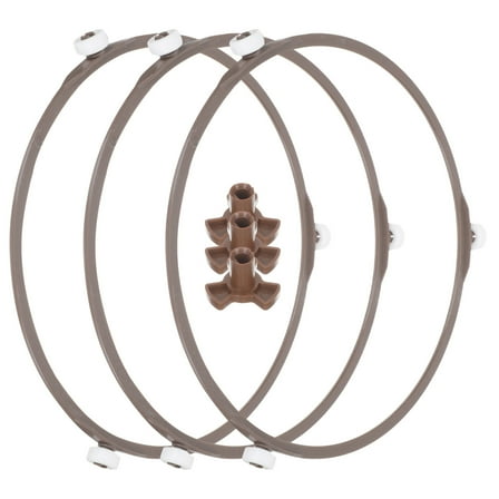 WORGEOUS  Countertop Microwave Range Hood Light Bulbs Shelf Microwaves Ovens