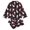 Black, variant on JIAYUE Girls Child Pajamas Set Fashion And Comfortable Colorful Cute Printed Nightwear Set Long Sleeve With Elastic Long Pants Sleepwear Outfits For Indoor Soft Loose Loungewear