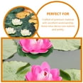 thumbnail image 3 of HONMEET Simulated Lotus Flower Bouquet White Foams 4Pcs 3.9x3.9x2in, 3 of 8