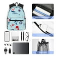 thumbnail image 6 of Lsque Sailboats Anchors Classic Casual Backpack - Large Capacity Water-Resistant Backpack for School, Work, Travel, and Outdoor Activities, 6 of 8