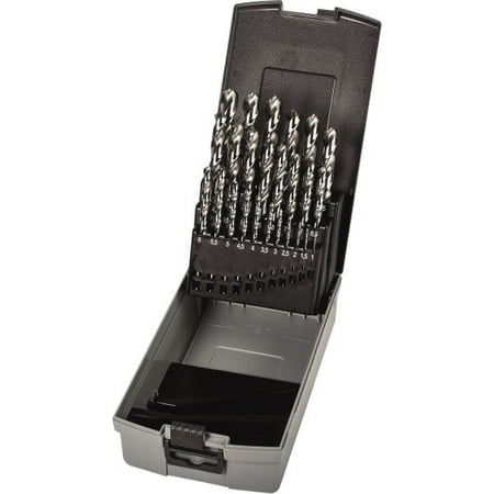 

Precision Twist Drill 1 to 13mm 118° Point Bright Finish HSS Jobber Length Drill Bit Set 25 Piece Standard Point Straight Shank