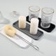 thumbnail image 5 of Yuarrent Alfombrilla de drenaje de jabón, cojín de secado para el hogar, vajilla Universal gruesa para cocina y baño, posavasos, alfombrillas Juegos de accesorios de baño Negro, 5 of 6
