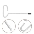 thumbnail image 1 of WHAMVOX 2Set Ice Drills Metal Silver Universal Ice Anchor Tool Outdoor Stability Winter, 1 of 8