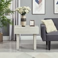 thumbnail image 3 of Roundhill Furniture Athens 3-Piece Set Modern Accent Coffee Table with Two End Tables, Off-White, 3 of 11