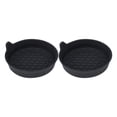 thumbnail image 1 of Posavasos genéricos para coche de 2 piezas para portavasos, accesorios para el interior del coche, posavasos de fácil instalación, alfombrilla Negro, 1 of 9