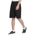 thumbnail image 5 of Real School Uniforms Big Kid Flat Front Shorts 62362, 18, Black, 5 of 6