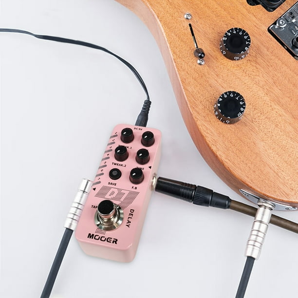 MOOER D7 Digital Delay Guitar Pedal with True Bypass Switch, 6