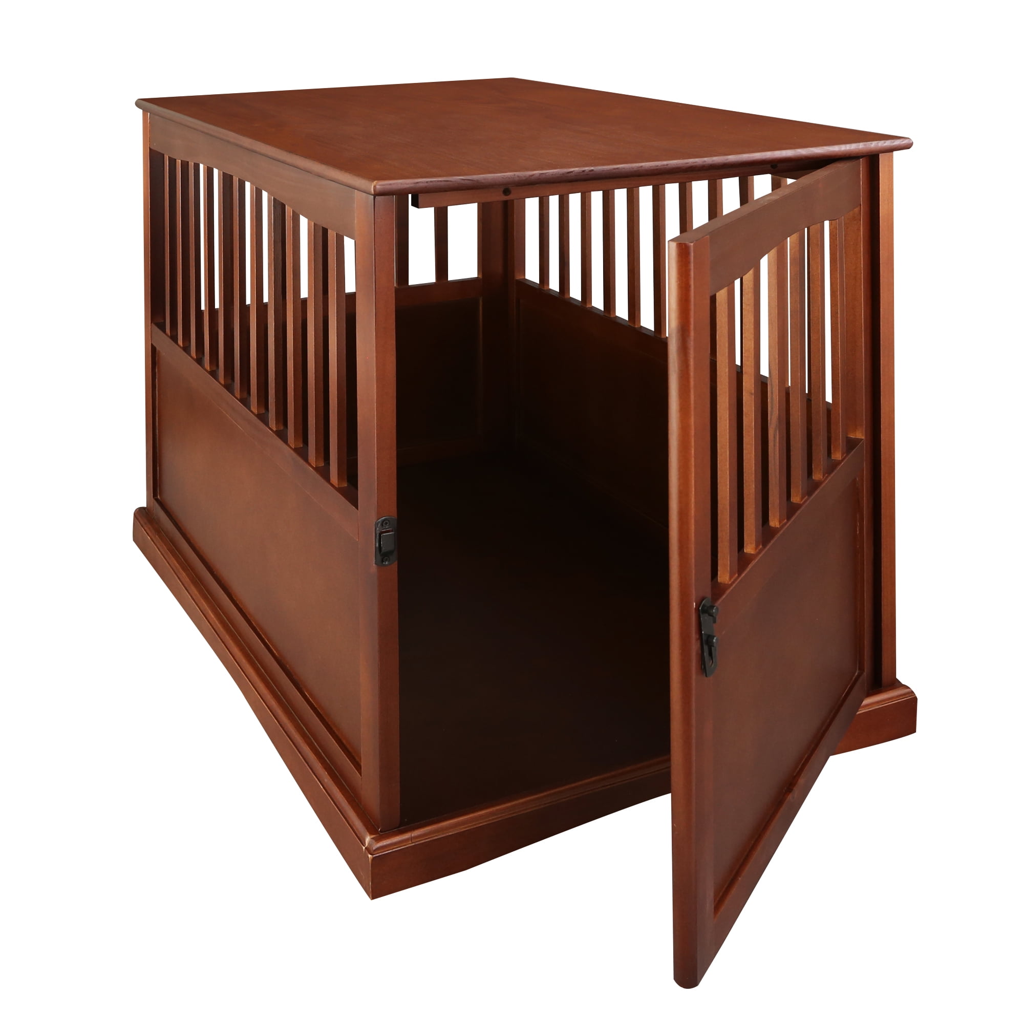 Casual home pet top crate end table