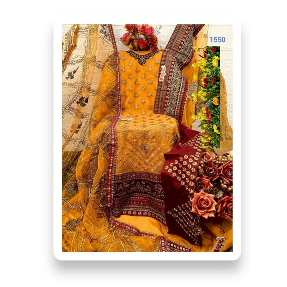 Traditional Designer Salwar Kameez Suit,Cultural Wear for Women,1550,D