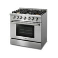 thumbnail image 2 of Thor Kitchen 36 Inch Professional Gas Range in Stainless Steel-HRG3618U, 2 of 3