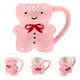 thumbnail image 4 of ColoMX Taza de café para el hogar, taza multiusos para beber, Taza de café de cerámica, taza con forma de hombre de jengibre, 4 of 7