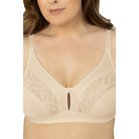 

Plusform Tricot and Lace Keyhole Bra 2-Pack 1629