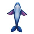 thumbnail image 1 of Cometa de ballena de dibujos animados, fácil de volar para adultos, enorme y fácil de volar, ideal para parques, viajes, patios, praderas y playas., 1 of 8