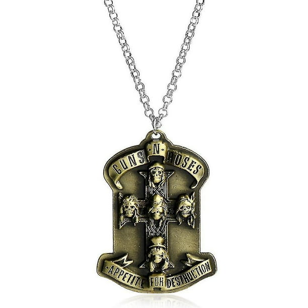 Guns and roses best sale necklace