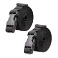 thumbnail image 4 of 2 piezas Carreras de carrito de golf correas de equipaje de nylon Práctico con la hebilla de liberación rápida Viajes de 39 pulgadas tiras de azotes Negro, 4 of 8