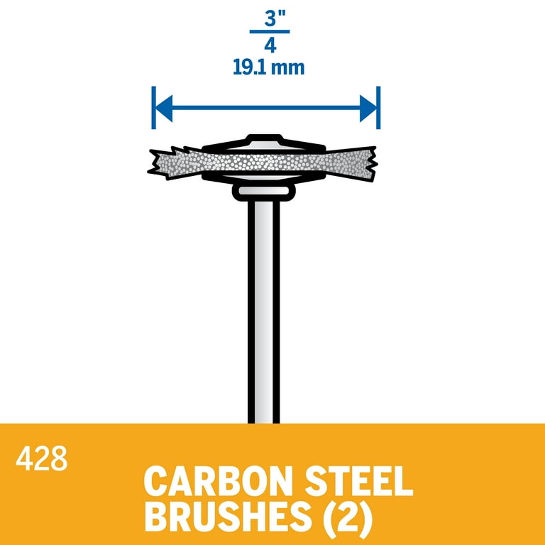 Dremel 2-Piece Steel 1/2-in Cleaning/Polishing Brush Bit Accessory Dremel 2-Piece Steel 1/2-in Cleaning/Polishing Brush Bit Accessory