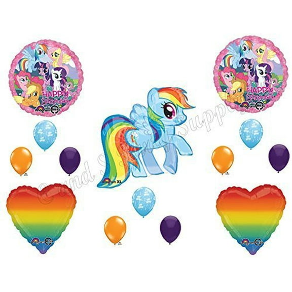 MY LITTLE PonY RAINBOW DASH Birthday party Balloons Decoration Supplies by Anagram