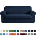 thumbnail image 1 of CHUN YI Housse de Canapé Extensible 2 Pcs à Carreaux avec Coussin, 1 of 6