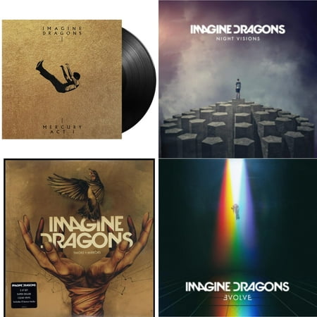 Mercury – Act 1 & Night Visions & Smoke + Mirrors (Deluxe Edition) & Evolve [LP Vinyl Bundle]