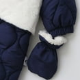 thumbnail image 6 of DHFJKG Baby Winter Padded Snowsuits Thermal Insulated Footed Jumpsuits With Mittens Ears Hooded Outfits Warm Outwear For Toddler 0-24 Months Soft One-Pieces, 6 of 9
