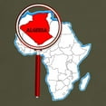 thumbnail image 3 of CafePress - Algeria Under The Magnifying Glass T Shirt - Men's Classic Graphic Cotton T-Shirt, 3 of 4