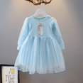 thumbnail image 2 of Vestido de princesa Aisha de Frozen de Disney para niñas, vestidos de malla de fiesta a la moda de dibujos animados de otoño, ropa para niños, ropa bonita de cumpleaños 2T Gao Jinjia LED, 2 of 2