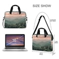 thumbnail image 3 of FORMRS 16" Laptop Bag Carrying Sleeve Case with Handle Travel Shoulder Briefcase, Mountains at Dawn, 3 of 8