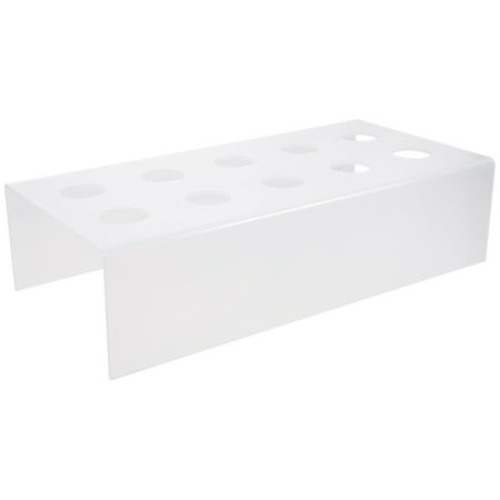 

Hongchegh Holes Cone Holder 10 Holes Acrylic Ice Cream Holder Clear Cone Holder Snow Cone Stand Rack Storage Shelf Sweet Tube Display Rack (10 Holes)
