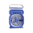 thumbnail image 2 of Compact Evaporative Cooling Fan, Portable Ac Fan, Personal Cooling Fan, Water Fan, Ac Fan Portable, 7X3X9 in 5-Hole Mist Air Fan, Plug-In Small Portable Cooler with Colorful, 2 of 7
