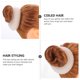 thumbnail image 2 of GOOHOCHY 2 juegos de coleteros elásticos para hacer moños, horquillas en forma de U y herramientas para peinar el cabello., 2 of 7