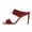 Dark Red, variant on Women Simple Stiletto Thin High Heel Slide Sandals Square Open Toe Slip On Mules Office Ladies Dress Sexy Shoes Size 9 Nude