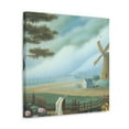 thumbnail image 2 of Windmill in Moonlight - Canvas, 2 of 10