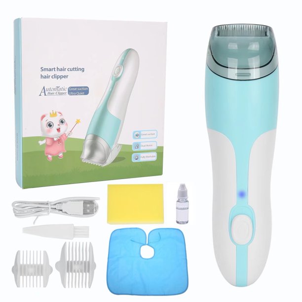 Cortadora automática de pelo para bebés, dispositivo silencioso e impermeable para cortar el pelo en casa, sin aceite, 2022