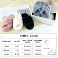 thumbnail image 7 of LORDFON Open Toe Cross Band Slippers for Women House Slippers with Memory Foam, 7 of 7